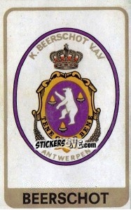 Cromo Badge - Football Belgium 1972-1973 n. 37 - Panini