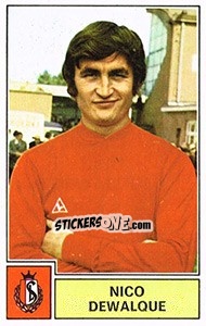 Figurina Nico Dewalque - Football Belgium 1972-1973 n. 222 - Panini