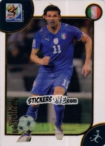 Cromo Vincenzo Iaquinta - FIFA World Cup South Africa 2010. Premium cards n. 131 - Panini