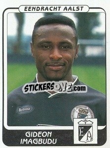 Cromo Gideon Imagbudu - Football Belgium 2001-2002 n. 21 - Panini