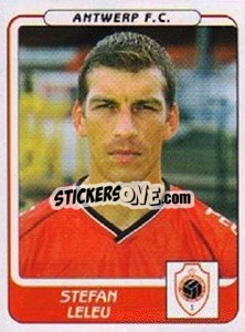 Cromo Stefan Leleu - Football Belgium 2001-2002 n. 52 - Panini