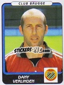 Cromo Dany Verlinden - Football Belgium 2001-2002 n. 90 - Panini