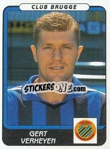 Cromo Gert Verheyen - Football Belgium 2001-2002 n. 104 - Panini