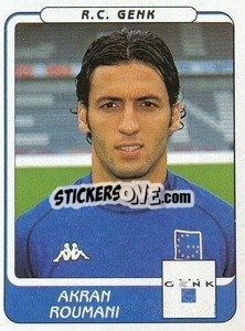 Figurina Akran Roumani - Football Belgium 2001-2002 n. 134 - Panini