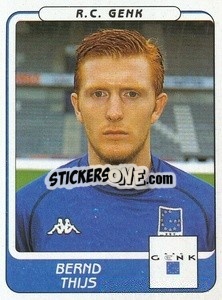 Cromo Bernd Thijs - Football Belgium 2001-2002 n. 136 - Panini