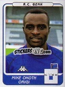 Figurina Mike Okoth Origi - Football Belgium 2001-2002 n. 144 - Panini