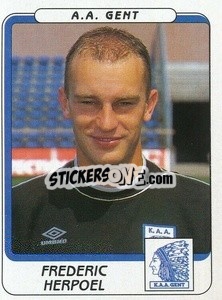 Sticker Frederic Herpoel - Football Belgium 2001-2002 n. 150 - Panini