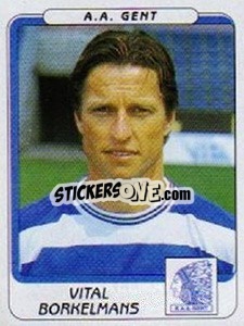 Sticker Vital Borkelmans - Football Belgium 2001-2002 n. 155 - Panini