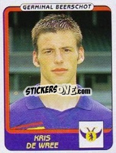 Cromo Kris de Wree - Football Belgium 2001-2002 n. 176 - Panini