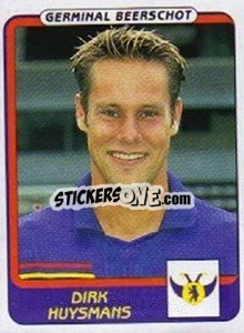Cromo Dirk Huysmans - Football Belgium 2001-2002 n. 181 - Panini