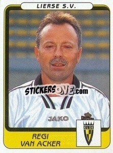 Cromo Regi van Acker - Football Belgium 2001-2002 n. 208 - Panini