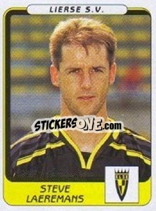 Cromo Steve Laeremans - Football Belgium 2001-2002 n. 212 - Panini