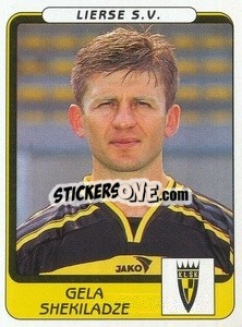 Cromo Gela Shekiladze - Football Belgium 2001-2002 n. 214 - Panini