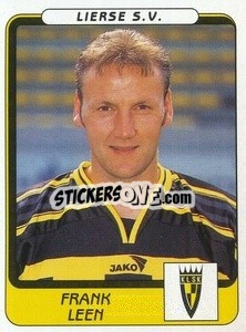 Cromo Frank Leen - Football Belgium 2001-2002 n. 218 - Panini