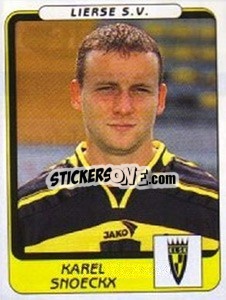 Cromo Karel Snoeckx - Football Belgium 2001-2002 n. 219 - Panini