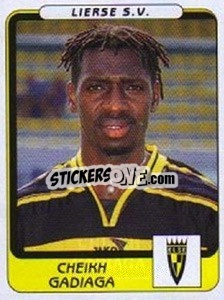 Cromo Cheikh Gadiaga - Football Belgium 2001-2002 n. 221 - Panini