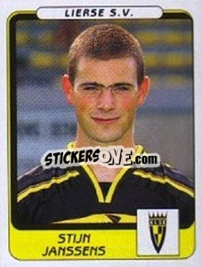 Cromo Stijn Janssens - Football Belgium 2001-2002 n. 224 - Panini