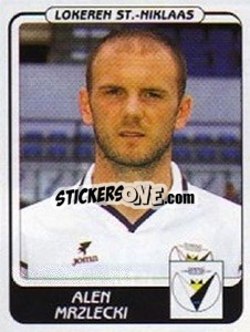 Cromo Alen Mrzlecki - Football Belgium 2001-2002 n. 236 - Panini