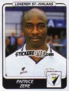 Cromo Patrice Zere - Football Belgium 2001-2002 n. 237 - Panini