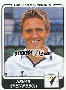 Sticker Arnar Gretasson - Football Belgium 2001-2002 n. 242 - Panini