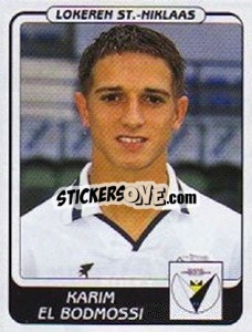 Cromo Karim El Bodmossi - Football Belgium 2001-2002 n. 244 - Panini