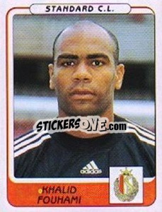 Figurina Khalid Fouhami - Football Belgium 2001-2002 n. 310 - Panini