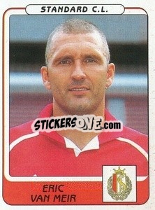Cromo Eric van Meir - Football Belgium 2001-2002 n. 313 - Panini