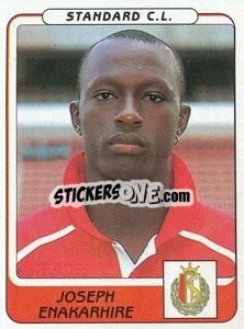 Figurina Joseph Enakarhire - Football Belgium 2001-2002 n. 315 - Panini