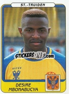 Cromo Desire Mbonabucya - Football Belgium 2001-2002 n. 343 - Panini
