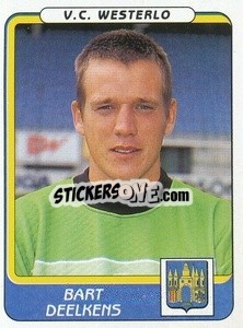 Cromo Bart Deelkens - Football Belgium 2001-2002 n. 350 - Panini