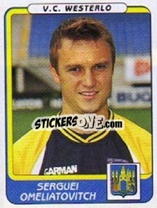 Cromo Serguei Omeliatovitch - Football Belgium 2001-2002 n. 359 - Panini