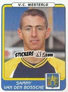 Cromo Sammy van den Bossche - Football Belgium 2001-2002 n. 360 - Panini