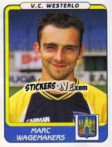 Cromo Marc Wagemakers - Football Belgium 2001-2002 n. 361 - Panini