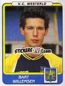 Cromo Bart Willemsen - Football Belgium 2001-2002 n. 362 - Panini