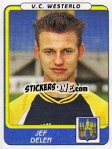 Cromo Jef Delen - Football Belgium 2001-2002 n. 363 - Panini