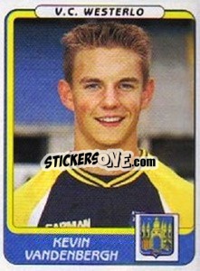 Cromo Kevin Vandenbergh - Football Belgium 2001-2002 n. 364 - Panini