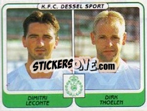 Cromo Dimitri Leconte / Dirk Thoelen