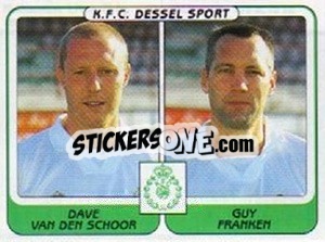 Cromo Dave van den Schoor / Guy Franken