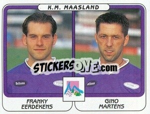Cromo Franky Eerdekens / Gino Martens