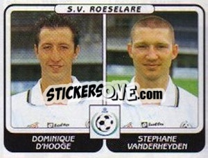 Cromo Dominique D'Hooge / Stephane Vanderheyden