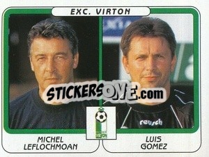 Cromo Michel Leflochmoan / Luis Gomez