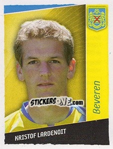 Figurina Kristof Lardenott - Football Belgium 2006-2007 n. 25 - Panini