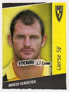 Cromo Mario Verheyen - Football Belgium 2006-2007 n. 195 - Panini