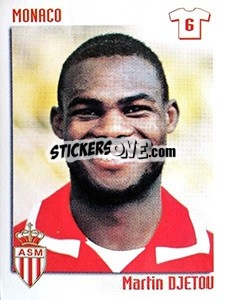 Figurina Martin Djetou - FOOT 1998-1999 n. 195 - Panini