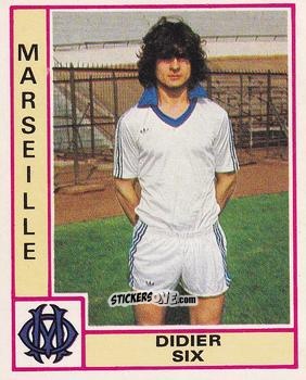 Sticker Didier Six - Football France 1979-1980 n. 150 - Panini