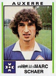 Figurina Jean-Marc Schaer - Football France 1980-1981 n. 28 - Panini