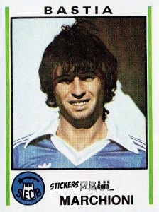 Figurina Paul Marchioni - Football France 1980-1981 n. 38 - Panini