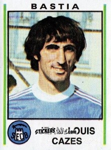 Figurina Jean-Louis Cazes - Football France 1980-1981 n. 41 - Panini