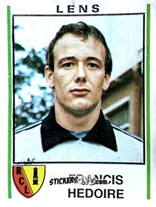 Cromo Francis Hedoire - Football France 1980-1981 n. 88 - Panini