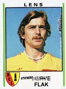 Cromo Herve Flak - Football France 1980-1981 n. 95 - Panini